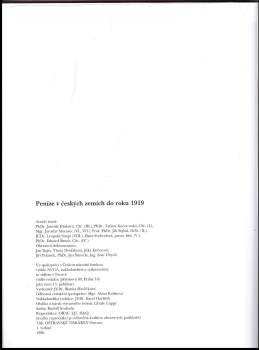 Jarmila Hásková: Money in the Czech Lands before 1919