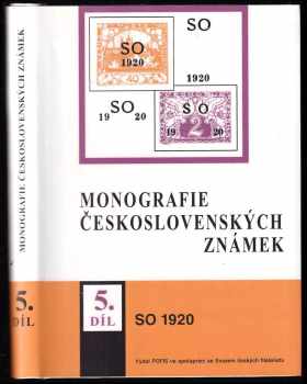 Oldřich Tovačovský: Monografie československých známek