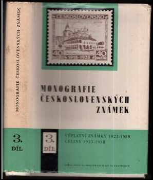 Jan Karásek: Monografie československých známek. Díl 3, Výplatní známky 1923-1939