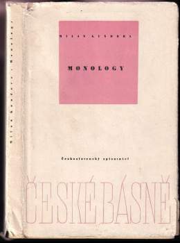 Milan Kundera: Monology