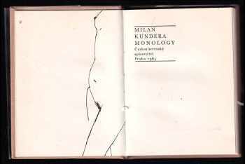 Milan Kundera: Monology