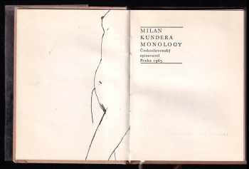 Milan Kundera: Monology