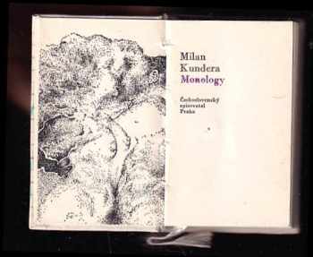 Milan Kundera: Monology