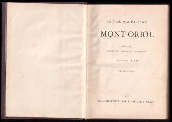 Guy de Maupassant: Mont-Oriol