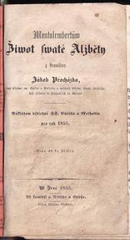 Charles Forbes de Montalembert: Montalembertůw Žiwot swaté Alžběty