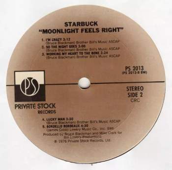 Starbuck: Moonlight Feels Right