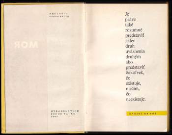 Albert Camus: Mor