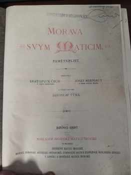 Svatopluk Čech: Morava svým Maticím