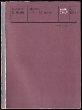 Morava v 9.-10. století
