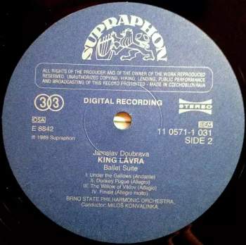 Brno State Philharmonic Orchestra: Moravian Dance Fantasies / King Lávra