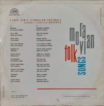 Cimbálová Muzika Hynka Bíma: Moravian Folk Songs (MODRÝ ŠTÍTEK)