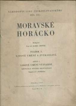 J. F Svoboda: Moravské Horácko