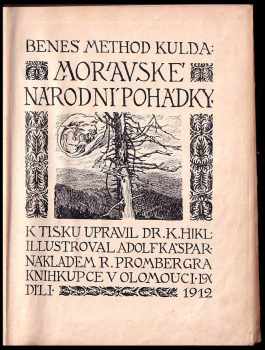 Adolf Kašpar: Moravské národní pohádky