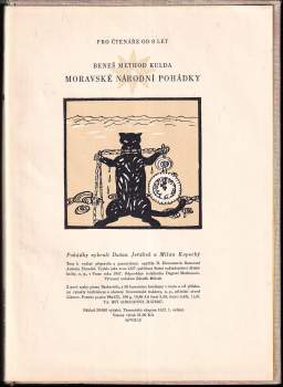 Beneš Metod Kulda: Moravské národní pohádky