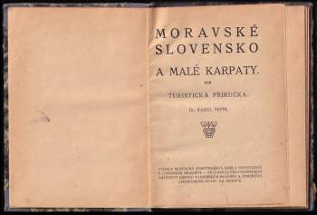Karel Trpík: Moravské Slovensko a Malé Karpaty