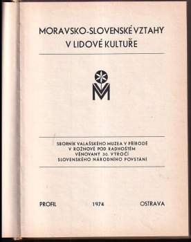 Moravsko-slovenské vztahy v lidové kultuře