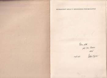 Miloslav Hýsek: Moravský Kras v krásném písemnictví