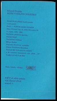 Eduard Dvořák: Moře v odlivu topánku