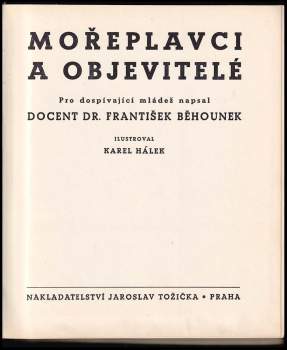 František Běhounek: Mořeplavci a objevitelé