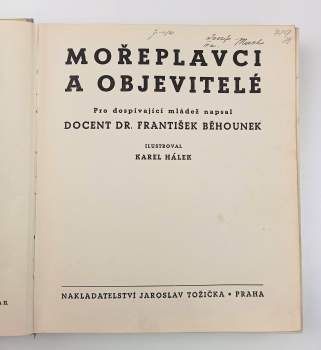 František Běhounek: Mořeplavci a objevitelé