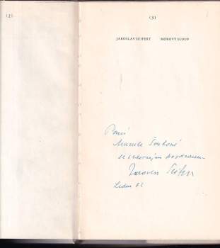 Jaroslav Seifert: Morový sloup