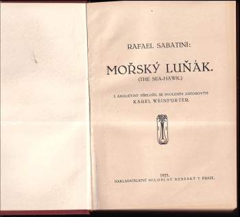 Rafael Sabatini: Mořský luňák