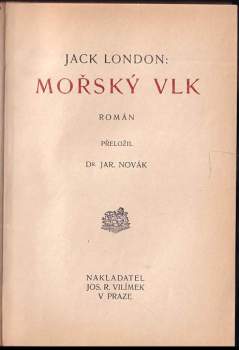 Jack London: Mořský vlk