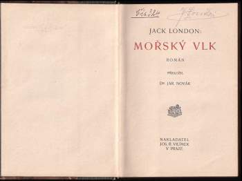 Jack London: Mořský vlk