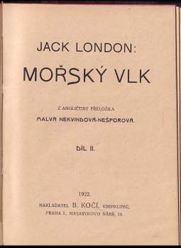 Jack London: Mořský vlk