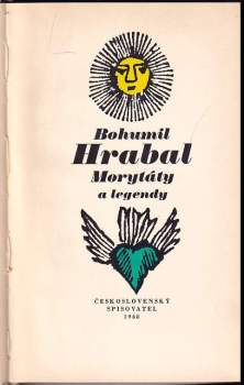 Bohumil Hrabal: Morytáty a legendy