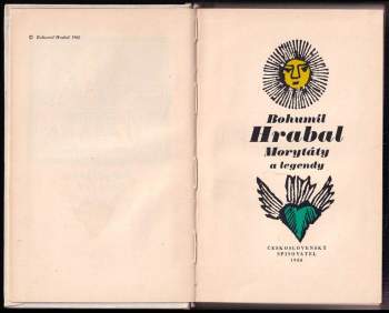 Bohumil Hrabal: Morytáty a legendy