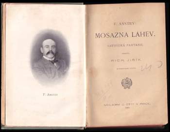 F Anstey: Mosazná láhev