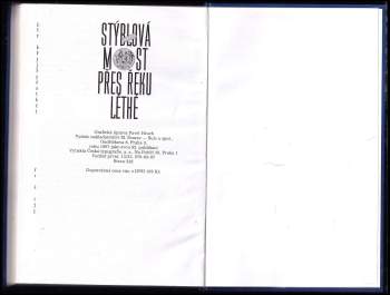 Valja Stýblová: Most přes řeku Léthé