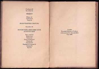 Most : básně 1919-21