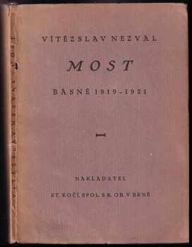 Most : básně 1919-21