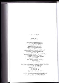 Stefan Ahnhem: Motiv X