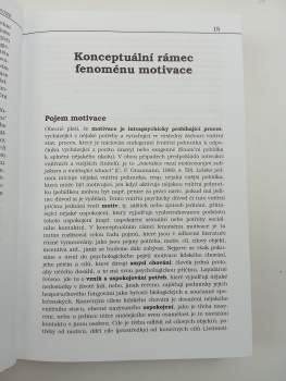 Milan Nakonečný: Motivace chování