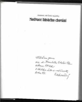 Milan Nakonečný: Motivace lidského chování