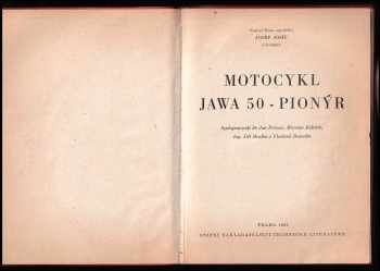 Josef Jozíf: Motocykl JAWA 50 - Pionýr