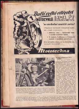Adolf Tůma: Motocykl - ročník I. čísla 9 - 12 + ročník II. čísla 13 - 36 - JAWA