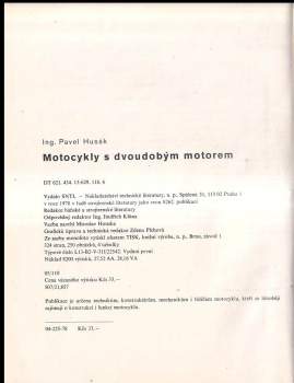 Pavel Husák: Motocykly s dvoudobým motorem