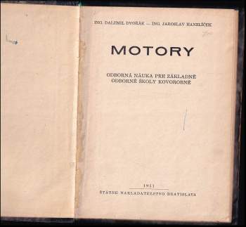 Jaroslav Hanzlíček: Motory