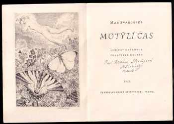 František Hrubín: Motýlí čas