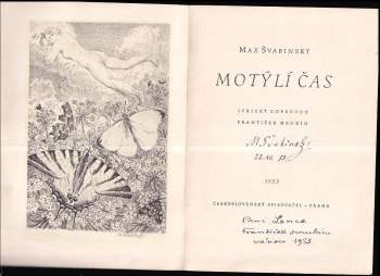 František Hrubín: Motýlí čas