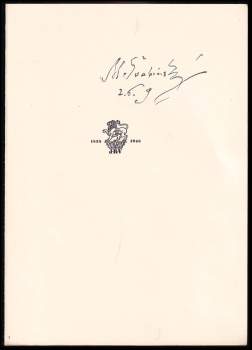 František Hrubín: Motýlí čas