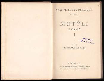 Rudolf Schwarz: Motýli denní