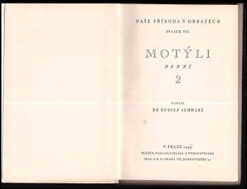Rudolf Schwarz: Motýli denní