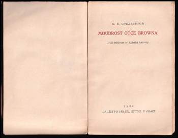 G. K Chesterton: Moudrost otce Browna