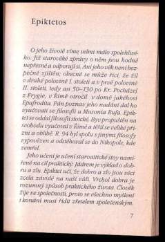 Epiktétos: Moudrost stoika Epikteta