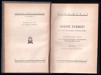 Sven Hedin: Mount Everest a jiné asijské problémy